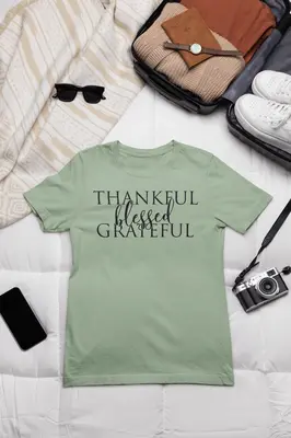 Thankful, Grateful, Blessed Tee