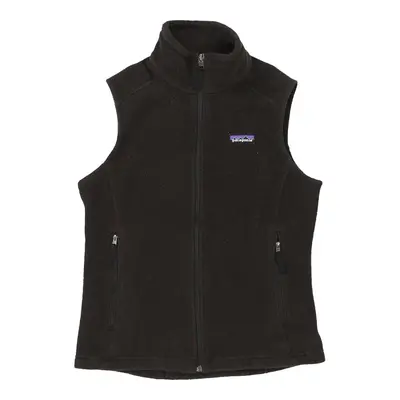 Crowe Synchilla Patagonia Fleece Gilet - Small Black Polyester