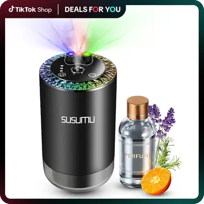 Smart Car Air Freshener, Car Air Freshener Diffuser with Starry Sky Projection and 50ml Perfume, Rechargeable Car dealsforyou...