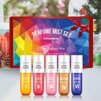 90ML Hair & Body Perfume Spray, 5 Counts/set Long Lasting Body Fragrance Mist, Vanilla Perfumes, Fragrance Gifts for Women &...