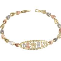 7 Powers Bracelet - Animal and Environmental Protection Jewelry Lucky Bracelet with Gold Finish and Decorative Elements