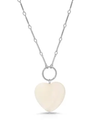 My Heart Necklace | Metal Color: Silver