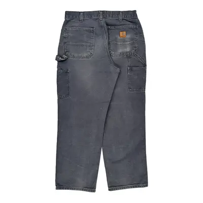 Carhartt Carpenter Trousers - 32W 29L Grey Cotton