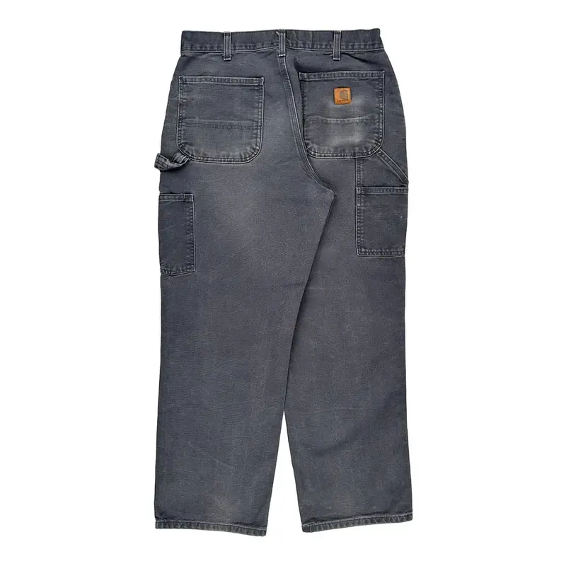 Carhartt Carpenter Trousers - 32W 29L Grey Cotton