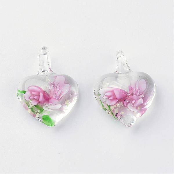 Handmade Luminous Lampwork Pendants