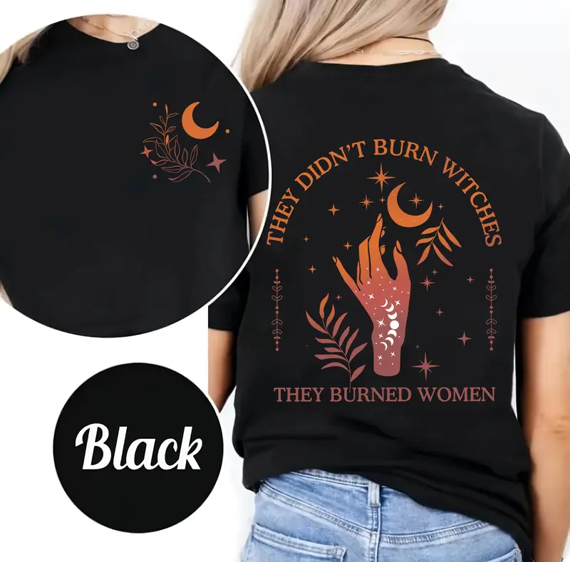 They Didn't Burn Witches They Burned Women Shirt, Witchy Feminist Shirt, Feminist Shirt, Witchy Shirt, Vote for Women Rights ...