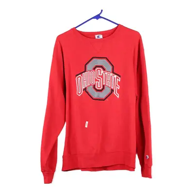Ohio State Champion College Sweatshirt - XL Red Cotton Blend
