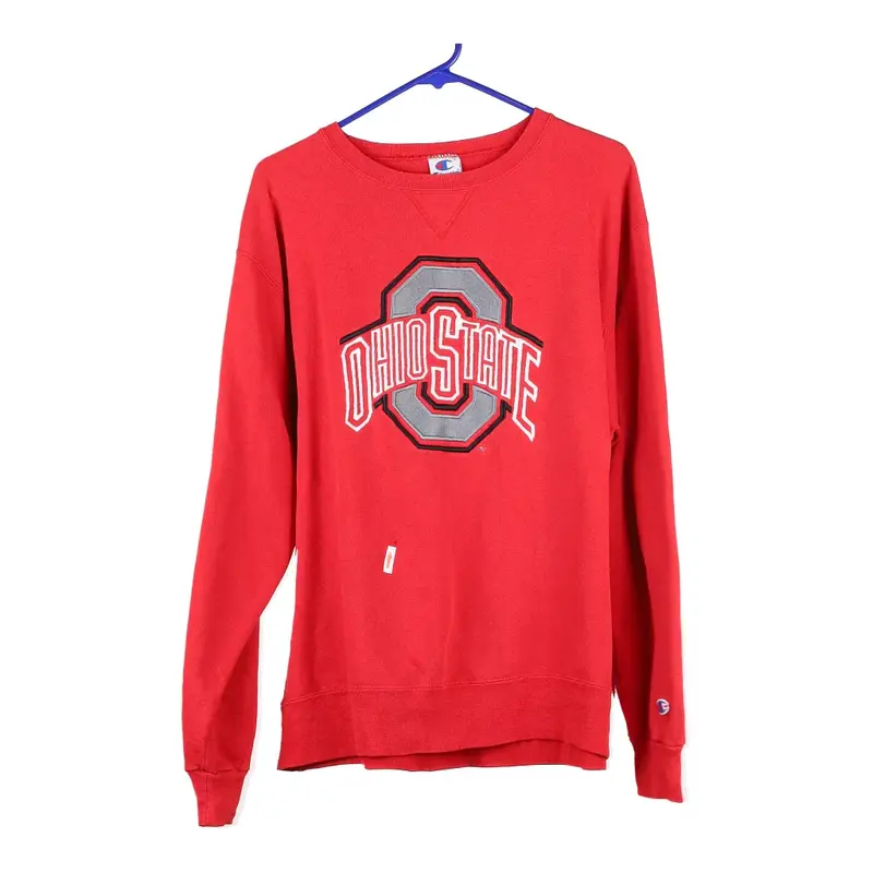 Ohio State Champion College Sweatshirt - XL Red Cotton Blend