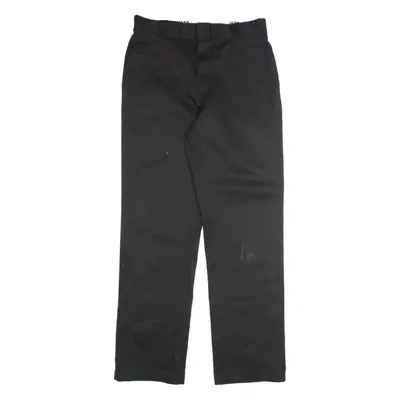 DICKIES Chino Mens Trousers Black Regular Straight W32 L32