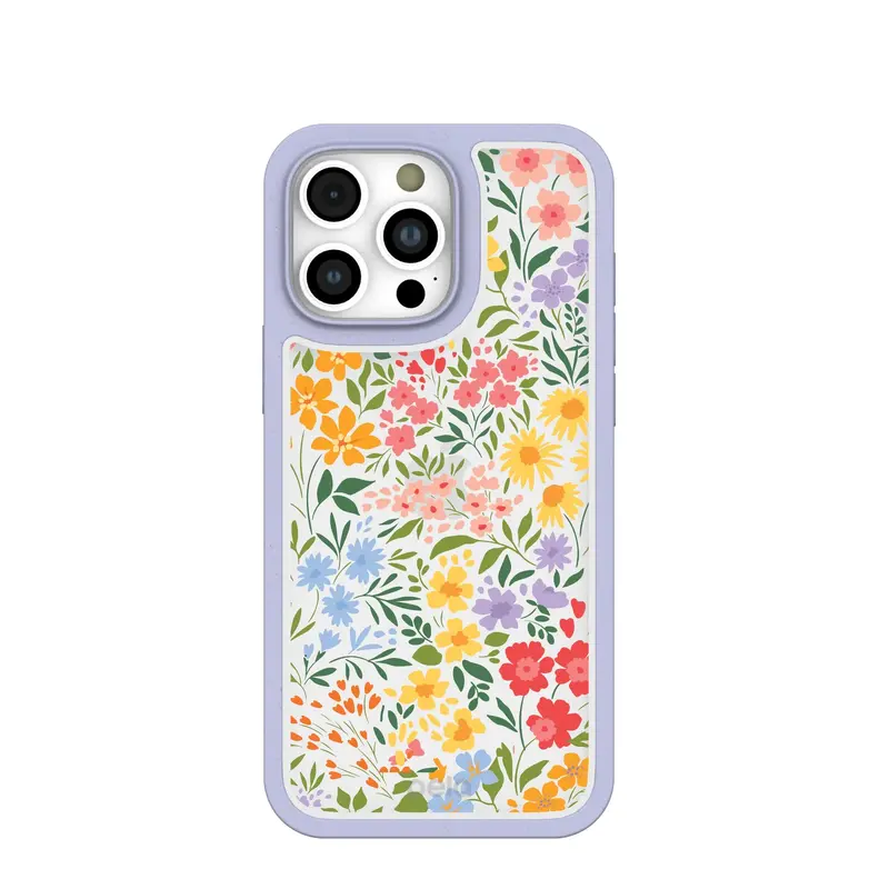 Clear Blooming Wild iPhone 16 Pro Max Case With Lavender Ridge