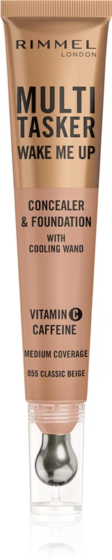 Rimmel Multi Tasker Wake Me Up Concealer & Foundation - Concealer 20ml 055 Classic Beige