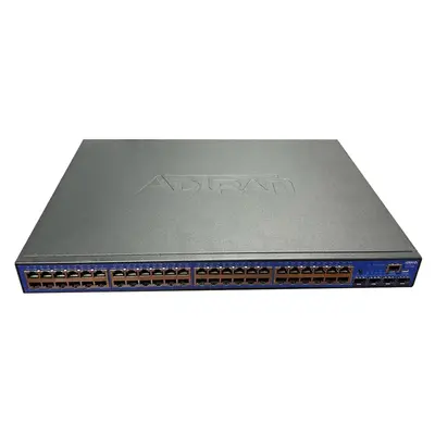 Adtran 17101548PF1 | NetVanta 1550-48P 48 x Ports PoE+ 10/100/1000Base-T + 4 x SFP+ Ports Layer 3 Managed 1U Rack-mountable G...