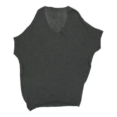 Vintage Unbranded Sweater Vest - 2XL Black Cotton
