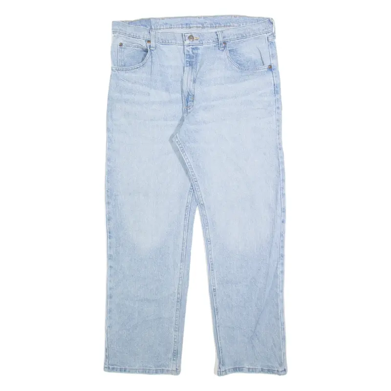 WRANGLER Mens Jeans Blue Regular Straight W36 L29