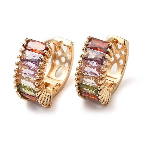 Brass Hoop Earrings for Women