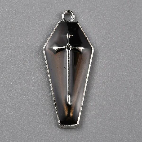Halloween Theme Alloy Enamel Pendants