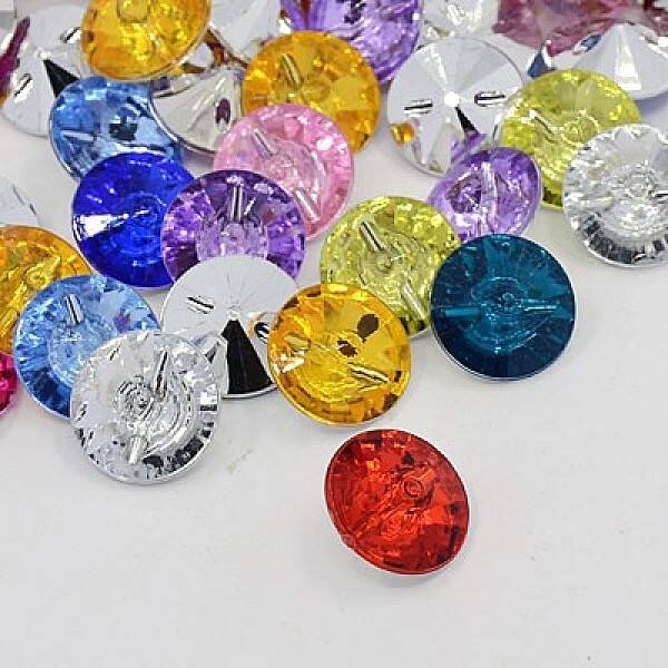 Acrylic Rhinestone Buttons