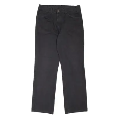 LEVI'S Sta-Prest Mens Jeans Black Regular Straight 90s W33 L32