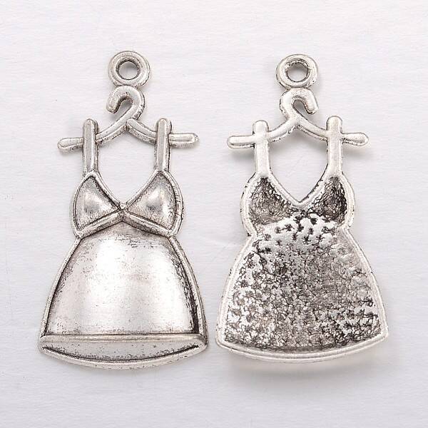 Tibetan Style Alloy Bikini Pendants