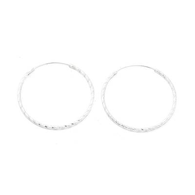 925 Sterling Silver Hoop Earrings