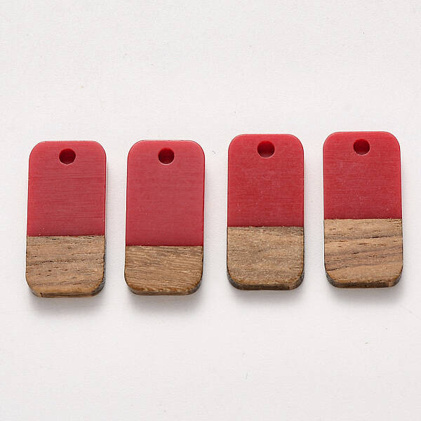 Resin & Walnut Wood Pendants
