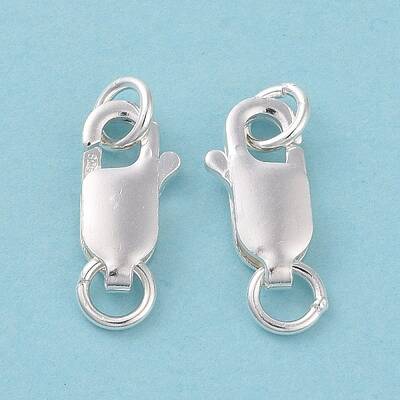 925 Sterling Silver Lobster Claw Clasps
