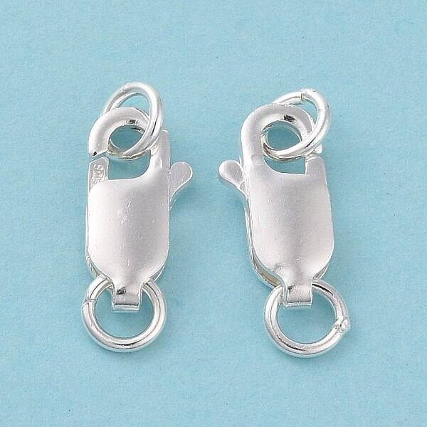 925 Sterling Silver Lobster Claw Clasps