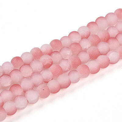 Crackle Glass Beads Strands