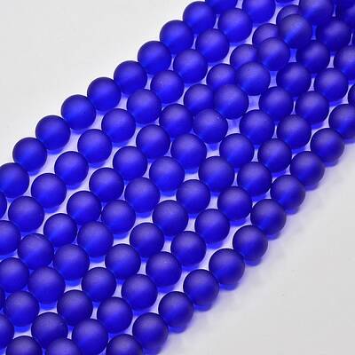 Transparent Glass Bead Strands