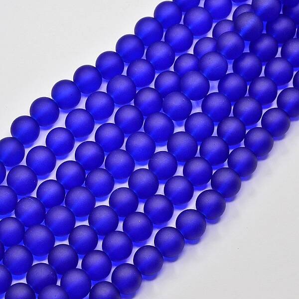 Transparent Glass Bead Strands