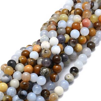 Natural Chalcedony Beads Strands