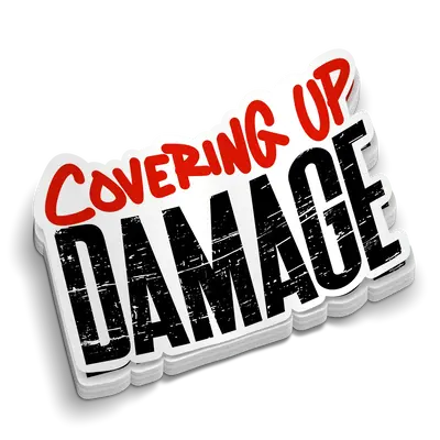 Covering Up Damage - Hard Hat Decal