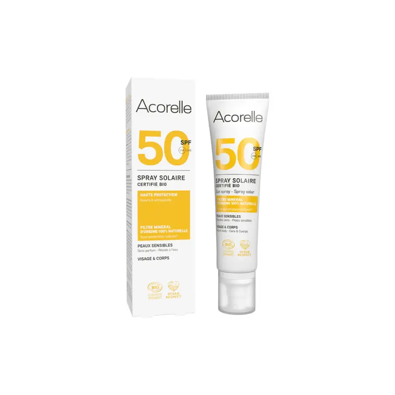 Acorelle Fragrance-Free Sun Spray SPF 50 100 ml