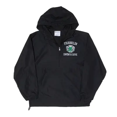 CHAMPION Franklin Swim & Dive Anorak Jacket Black Mens S