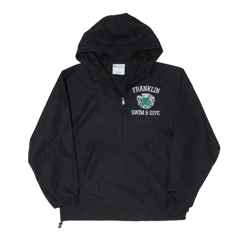 CHAMPION Franklin Swim & Dive Anorak Jacket Black Mens S