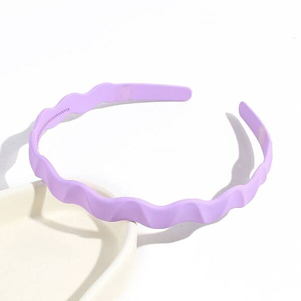 Plastic Wavy Hair Bands for Girls Women