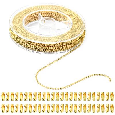1 Roll Iron Ball Bead Chains
