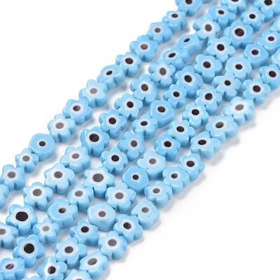 Handmade Millefiori Glass Bead Strands