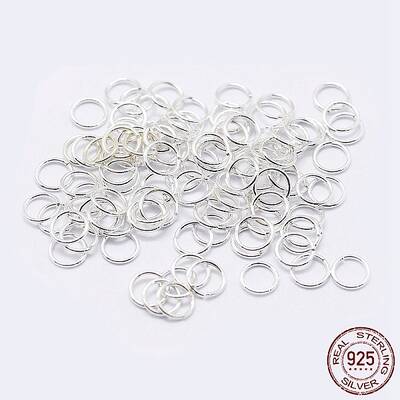 925 Sterling Silver Open Jump Rings