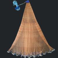 Durable Fishing Cast Net Bait Easy Throw Hand Cast Strong Tire Trap Line Mesh fathersdaygifts