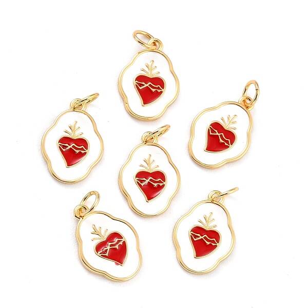 Brass Enamel Pendants