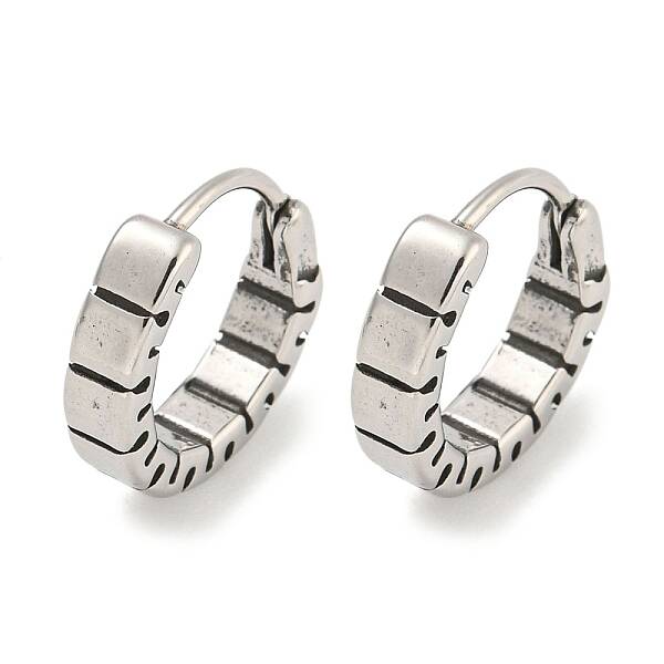 316 Surgical Stainless Steel Hoop Earrings for Women and Men