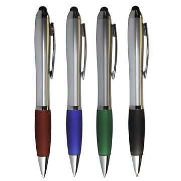 150 Promotional Presa Stylus Pen with Color Handle - Dual Function