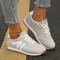 Wide Toe Sneakers for Women Breathable Fabric Suede Upper Non-Slip Outsole Walking Shoes Tennis Running Fashion Sneakers