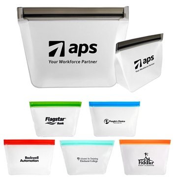 250 Customized Medium Reusable Food Storage Bag - Eco Friendly & ...