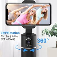 Auto Face Tracking Tripod, Mother's Day Gift,No App Required, 360° Rotation Face Body Phone Camera Mount Smart Shooting Phon...