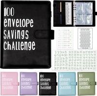 100 Envelopes Saving Challenge Binder, Easy and Fun Way to Save $5,050,Budget Binder, Money Saving Book, Saving Challenge Not...