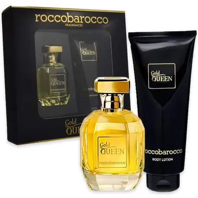 Rocco Barocco Gold Queen Edp 100 Ml + Lozione Corpo 200 Ml