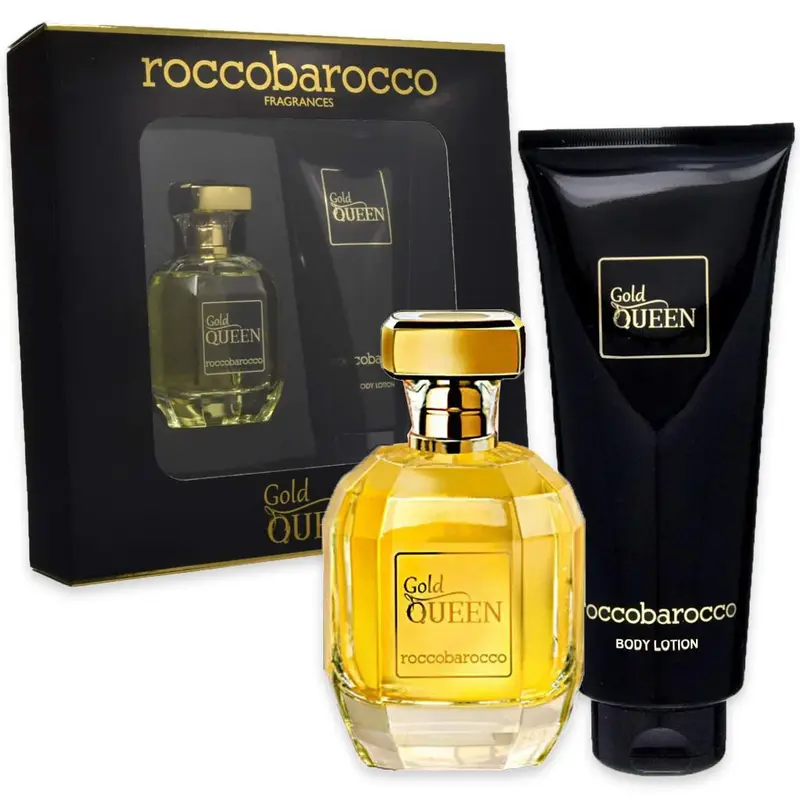 Rocco Barocco Gold Queen Edp 100 Ml + Lozione Corpo 200 Ml