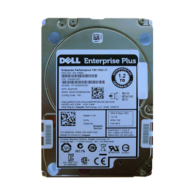 0G8GVM Dell 1.2TB 6Gb/s SAS 10000 2.5-Inch Hard Drive